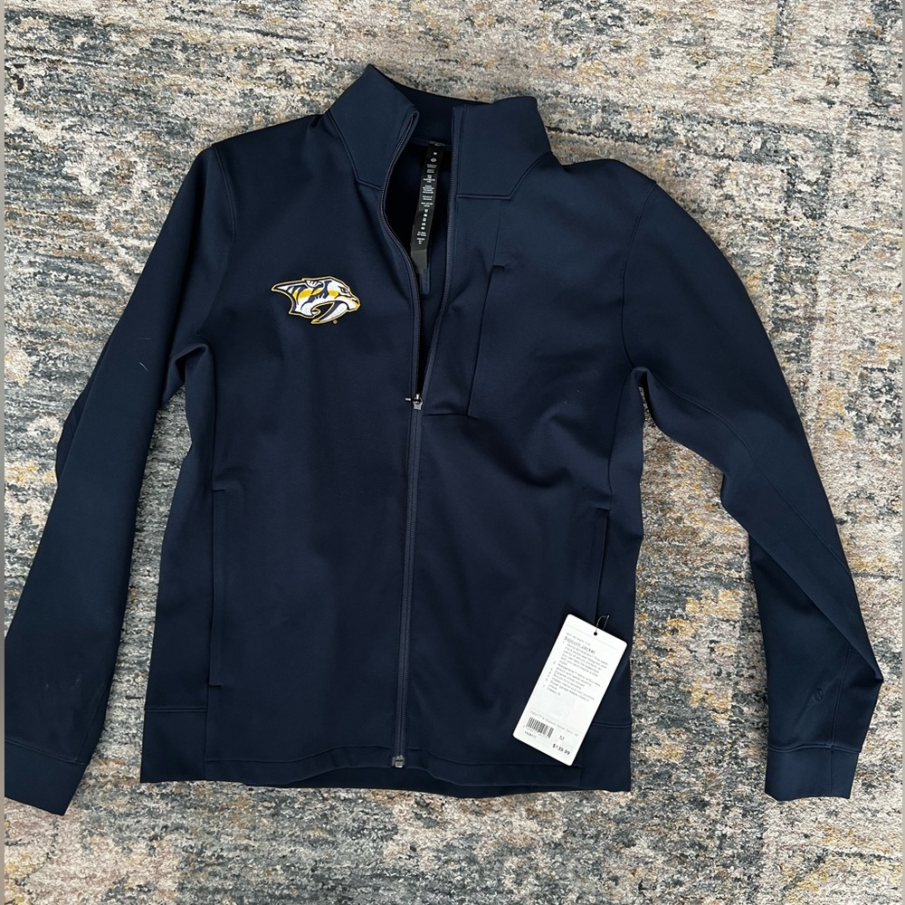 Lululemon Men’s Nashville Predators Sojourn Jacket Brand New NWT Navy Medium